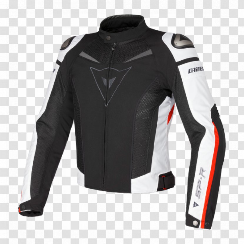 Leather Jacket Dainese Textile Motorcycle - Material Transparent PNG