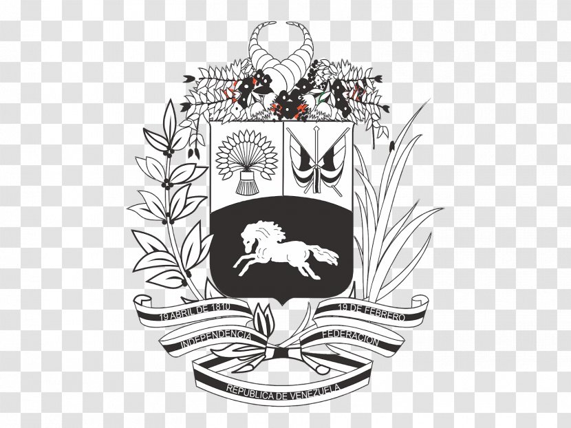 Coat Of Arms Venezuela Logo Illustration Escutcheon - Escudo Transparent PNG