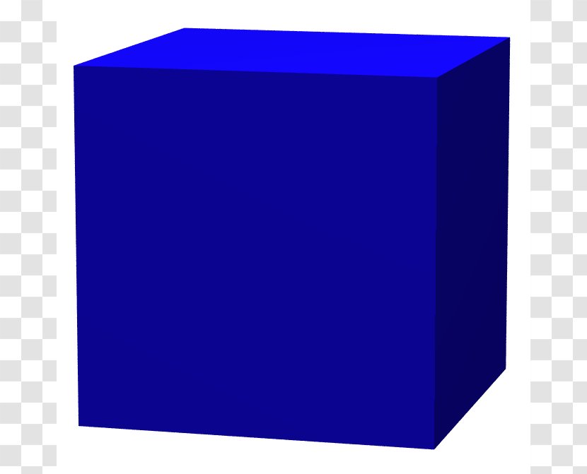 Truncation Octagram Truncated Cube Geometry - Cobalt Blue Transparent PNG