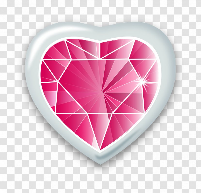 Gemstone Diamond Clip Art - Ruby - Love Day Transparent PNG