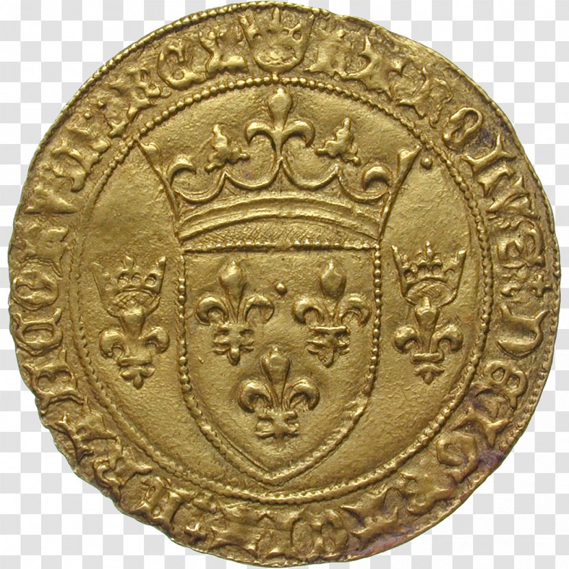 Gold Coin Early Middle Ages Transparent PNG
