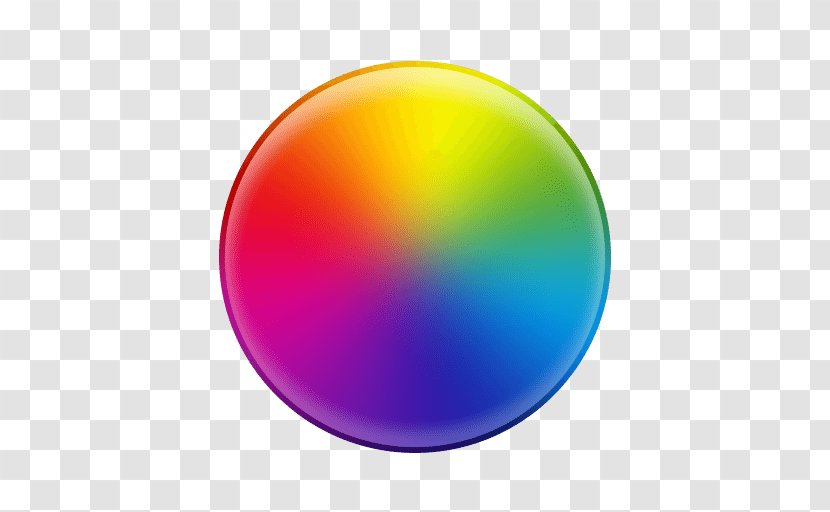 Primary Color Rainbow Circle Blue - Pie Chart Transparent PNG