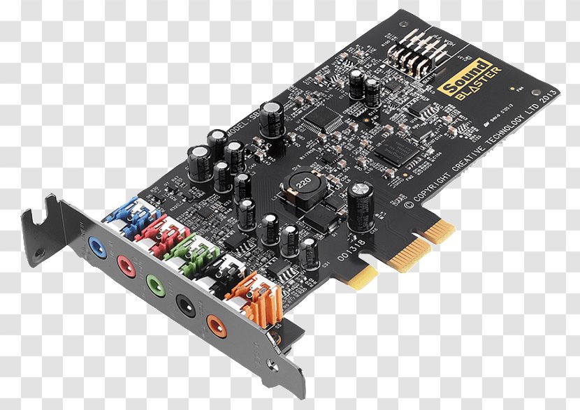 Creative Sound Blaster Audigy Fx Cards & Audio Adapters Labs Internal 5.1channels PCI-E X1 PCI Express - Video Card - Computer Transparent PNG