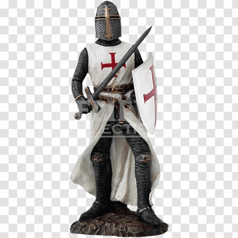 Crusades Knight Crusader Middle Ages Knights Templar - Action Figure Transparent PNG
