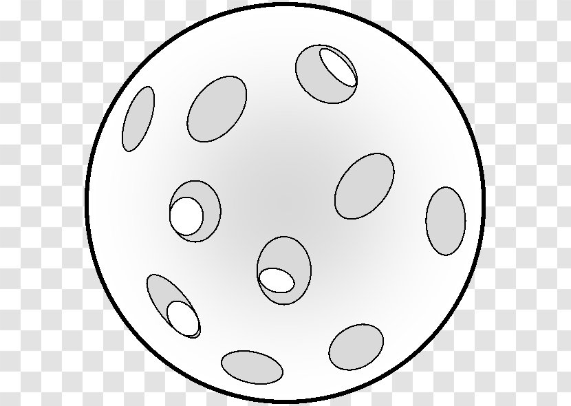 Circle White Car Point - Wiffle Ball Transparent PNG