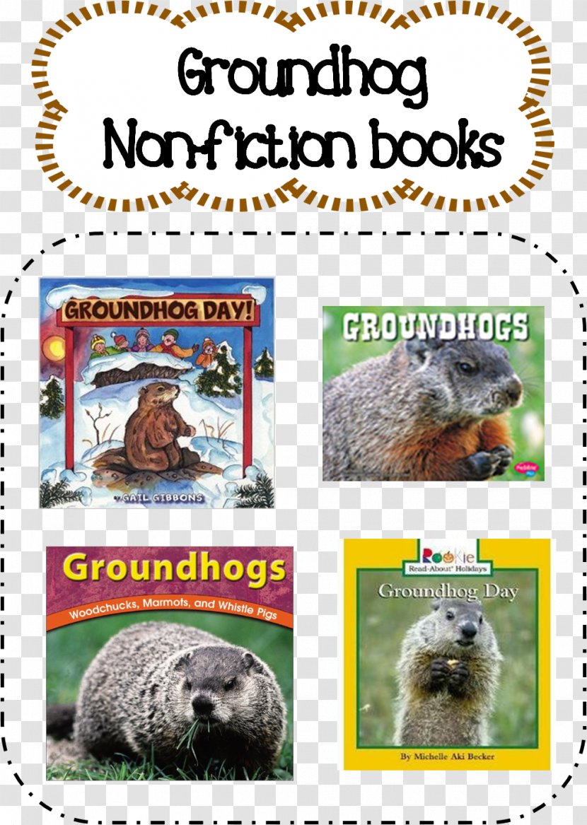 Groundhog Day! Fauna Flora - Hardcover - Fantasy Book Transparent PNG