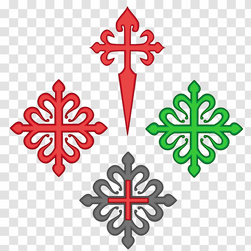 Roman Catholic Diocese Of Ciudad Real Spanish Military Orders Knights Templar - Symbol - Knight Transparent PNG