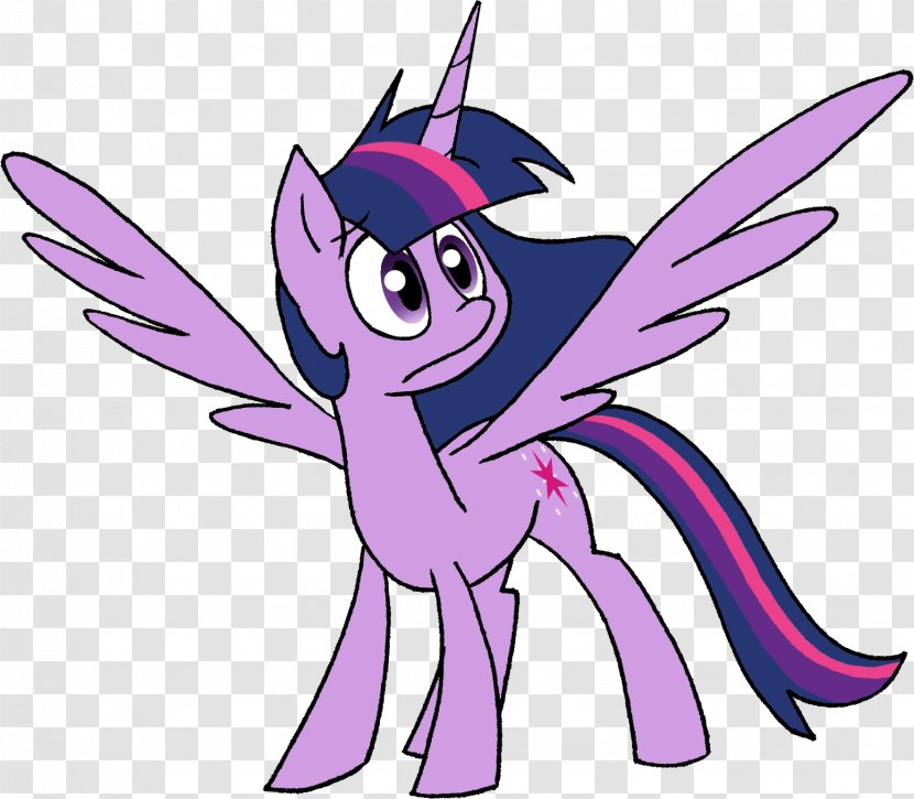Pony Twilight Sparkle Horse Winged Unicorn Mare - Heart Transparent PNG