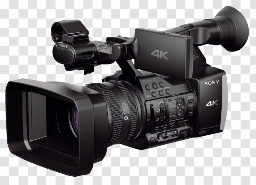 Sony Handycam FDR-AX1 Video Cameras 4K Resolution Professional Camera - Digital Slr Transparent PNG