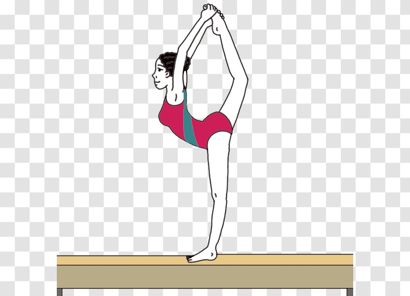 Dream Dictionary Balance Beam Gymnastics - Silhouette - Interpretation Transparent PNG