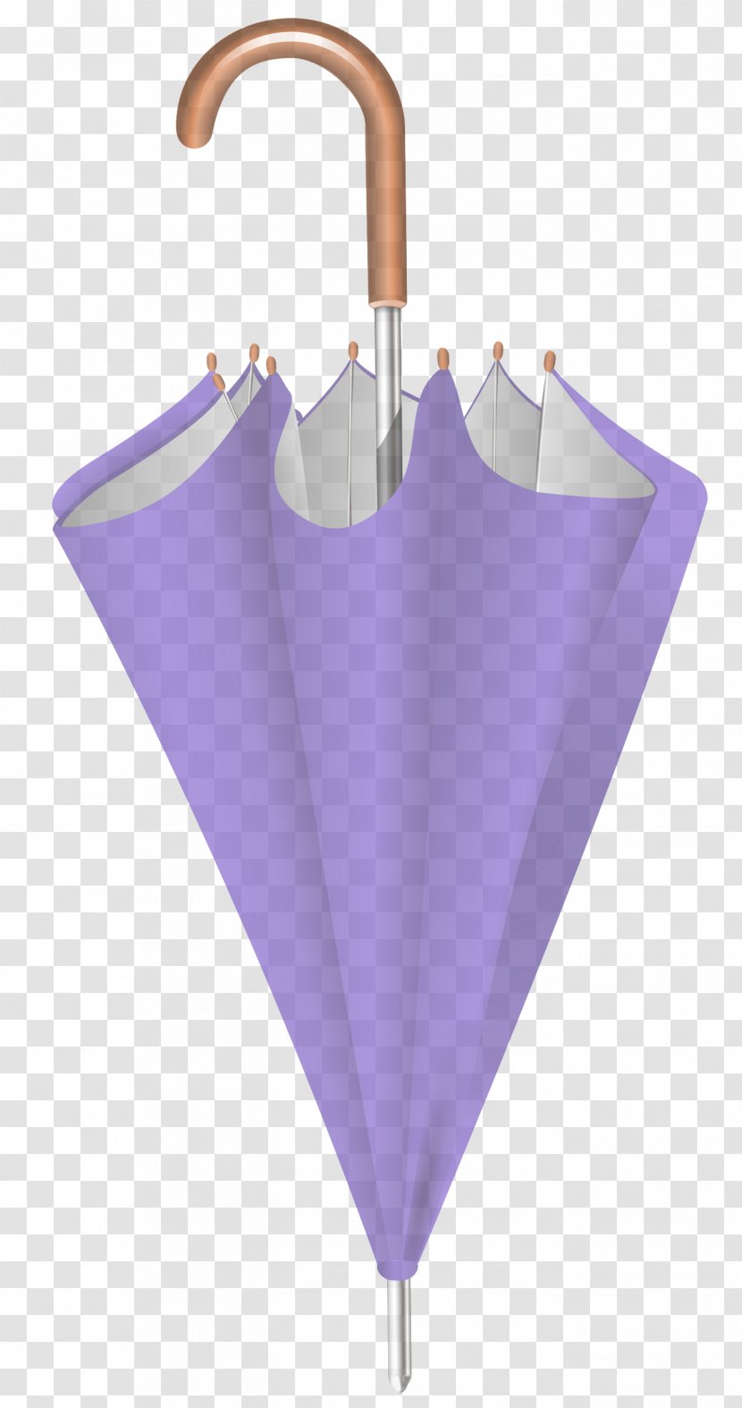 Umbrella Violet Purple Cone Transparent PNG