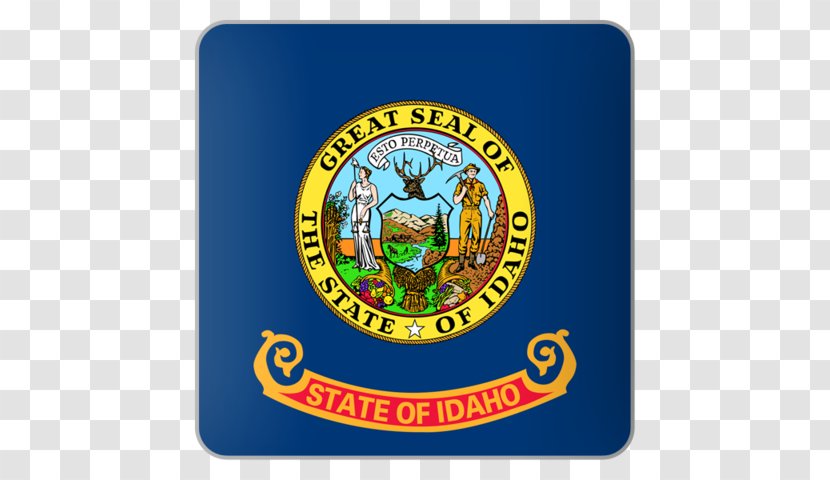 Flag Of Idaho Territory Esto Perpetua - State Transparent PNG