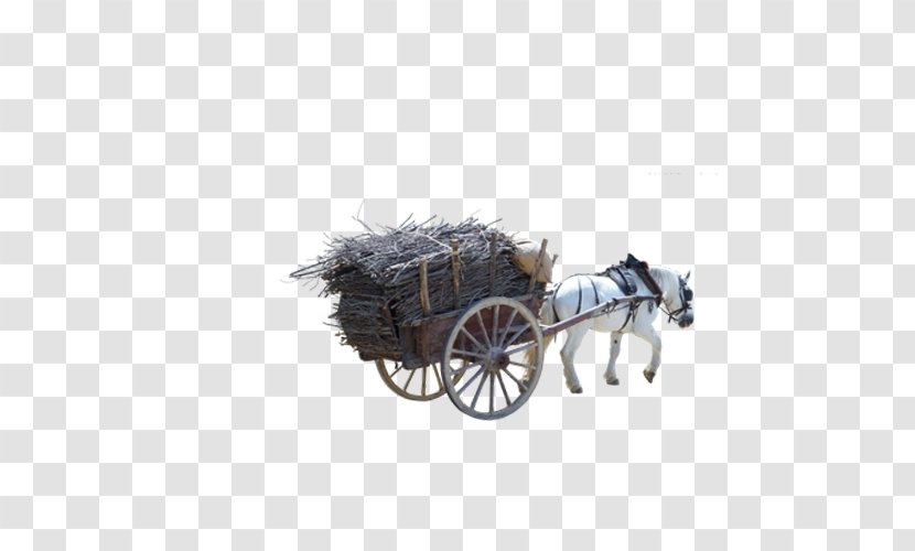 Horse-drawn Vehicle Icon - Drawing - Horse-Drawn Carriage Firewood Transparent PNG