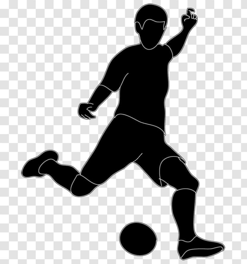 Silhouette Football Sport Clip Art - Shoe - Kickball Cliparts Transparent PNG