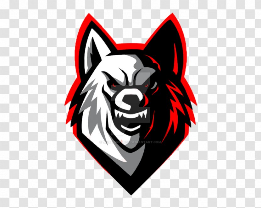 Gray Wolf Logo - Fictional Character - Black Transparent PNG