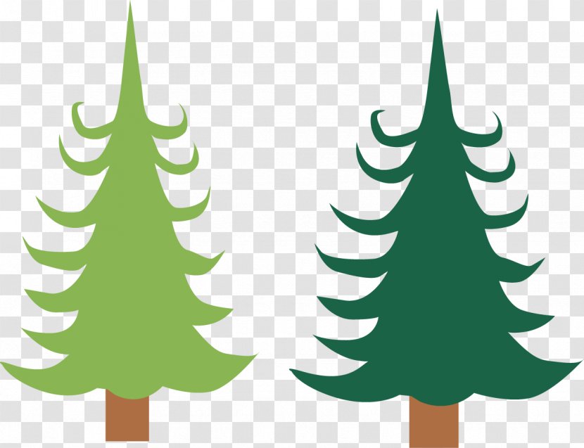 Fir Spruce Christmas Ornament Tree Pine - Halloween Material Transparent PNG