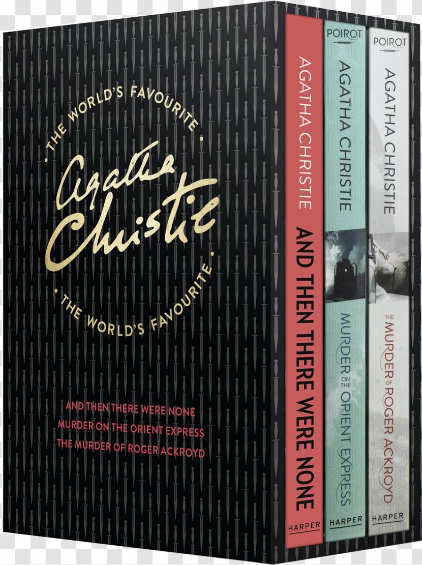 The World's Favourite Agatha Christie Book: Volume Three [CentenaryEdition] And Then There Were None Murder Of Roger Ackroyd Hercule Poirot On Orient Express - Book Transparent PNG