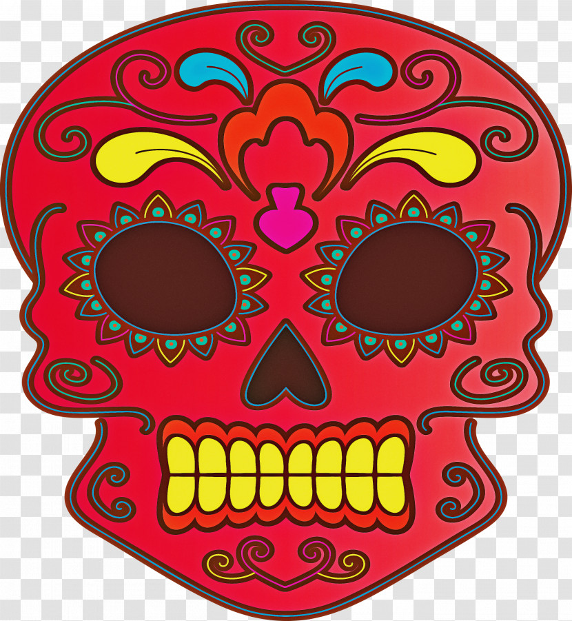 Day Of The Dead Día De Muertos Skull Transparent PNG