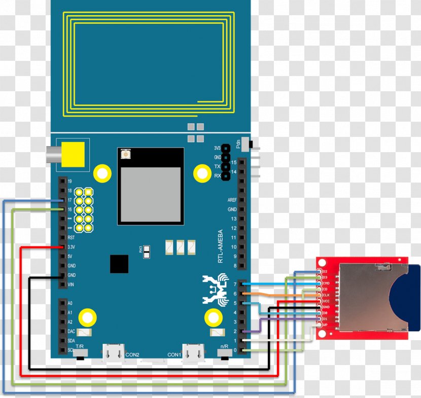 Arduino Secure Digital Real-time Clock Single-board Computer Integrated Circuits & Chips - Sd Card Transparent PNG