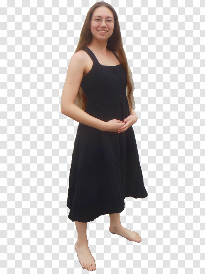 Little Black Dress Sleeve Clothing Fashion - Ruffle Transparent PNG