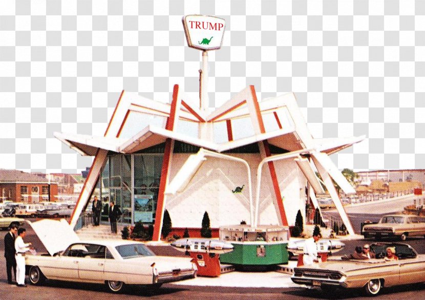 Sinclair Oil Corporation Filling Station 1964 New York World's Fair Petroleum Gasoline - Pump - Googie Architecture Transparent PNG