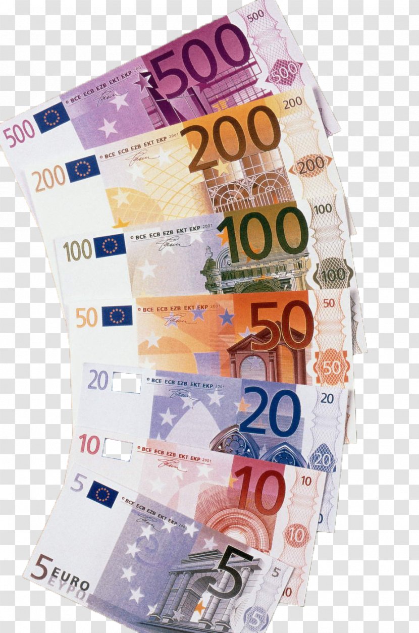 Hong Kong Euro Money Currency Banknote - Commerce - Different Denominations Of Banknotes Transparent PNG
