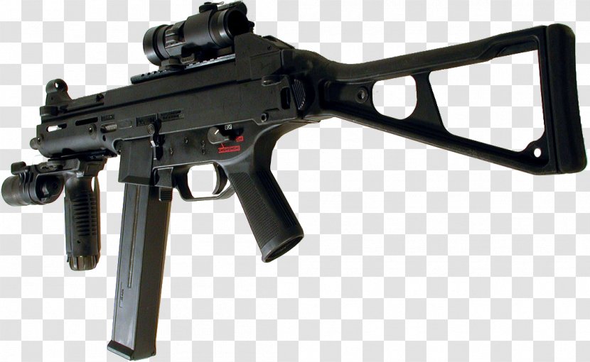 Heckler & Koch UMP Weapon Firearm .45 ACP Submachine Gun - Flower - Machine Transparent PNG
