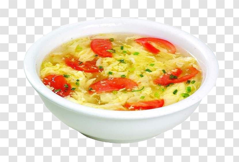 Egg Drop Soup Hot And Sour Tomato Chicken - Eating Transparent PNG