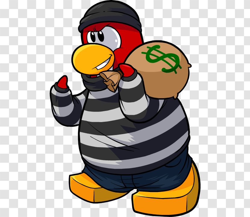 Club Penguin Bank Robbery Clip Art - Robbers Pictures Transparent PNG