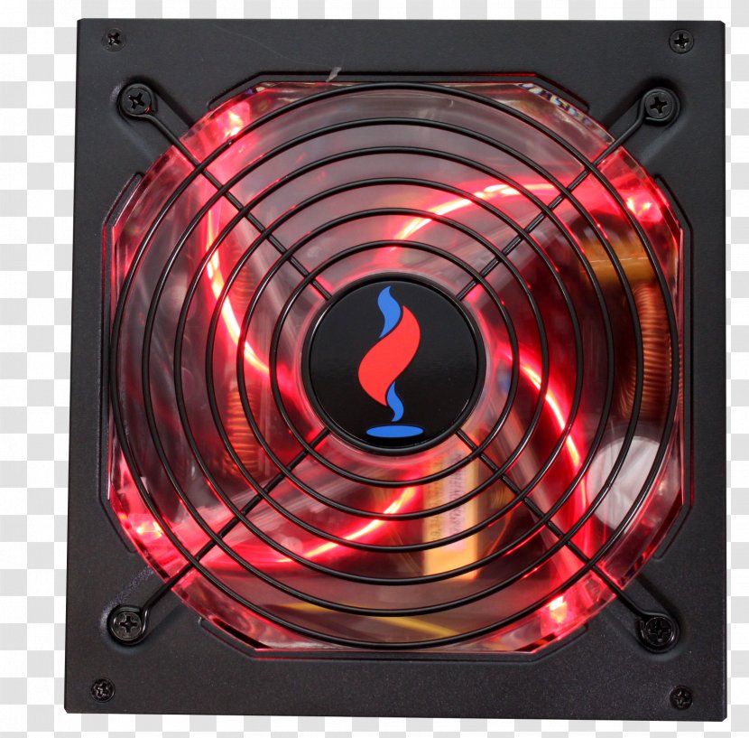 Power Supply Unit ATX Converters Computer System Cooling Parts 80 Plus - Fan - Fire Transparent PNG