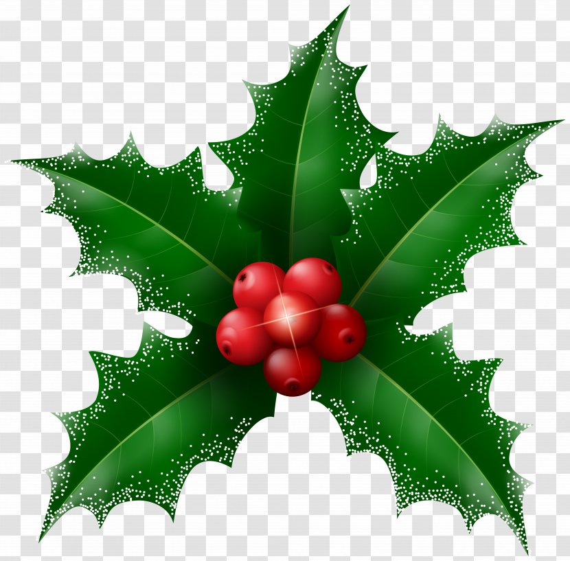 Christmas Desktop Wallpaper Clip Art - HOLLY Transparent PNG