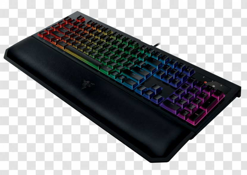 Computer Keyboard Gaming Keypad Razer Inc. Laptop Electrical Switches - Black Widow Transparent PNG