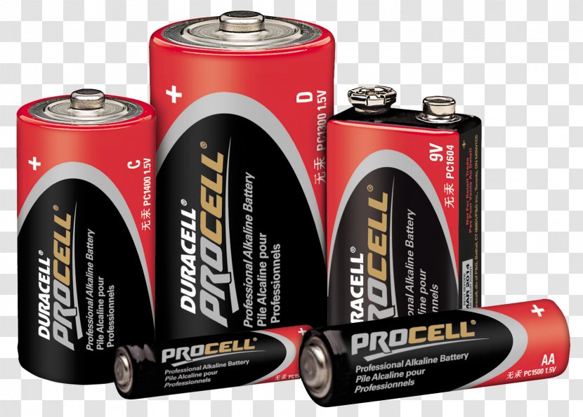 Electric Battery Duracell AAA Nine-volt Transparent PNG