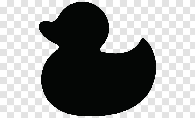 Rubber Duck Silhouette Clip Art - Logo Transparent PNG