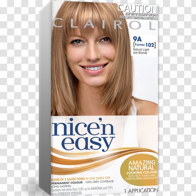 Nice 'n Easy Clairol Hair Coloring Blond - Beauty Parlour - Natural Light Transparent PNG