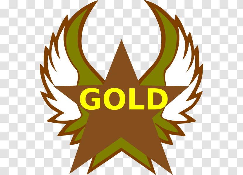 Clip Art Image Download - Symbol - Gold Wings Transparent PNG