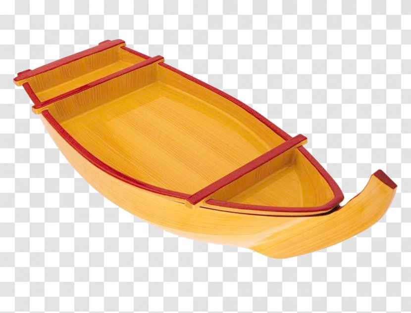 Boat Template Canoe - Textured Wooden Elements Transparent PNG