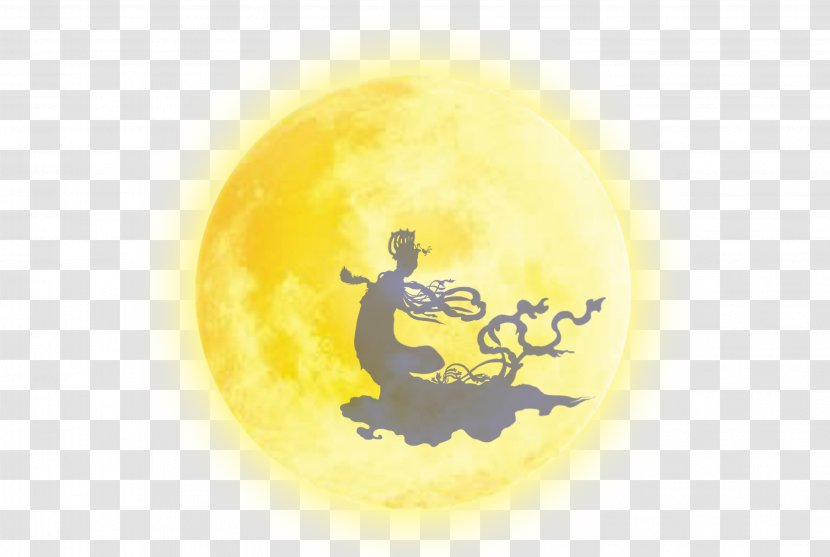 Change Mid-Autumn Festival Moon - Full Transparent PNG