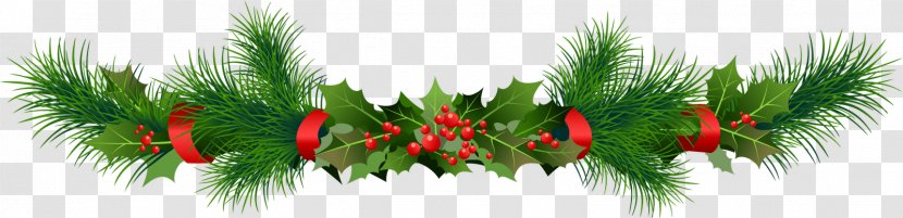 Borders And Frames Clip Art Christmas Garland Day - Fir Transparent PNG