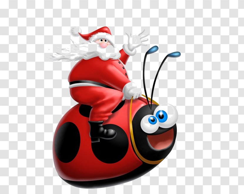 Santa Claus Stock Photography Illustration Image - Christmas Day - Ladybug Transparent PNG