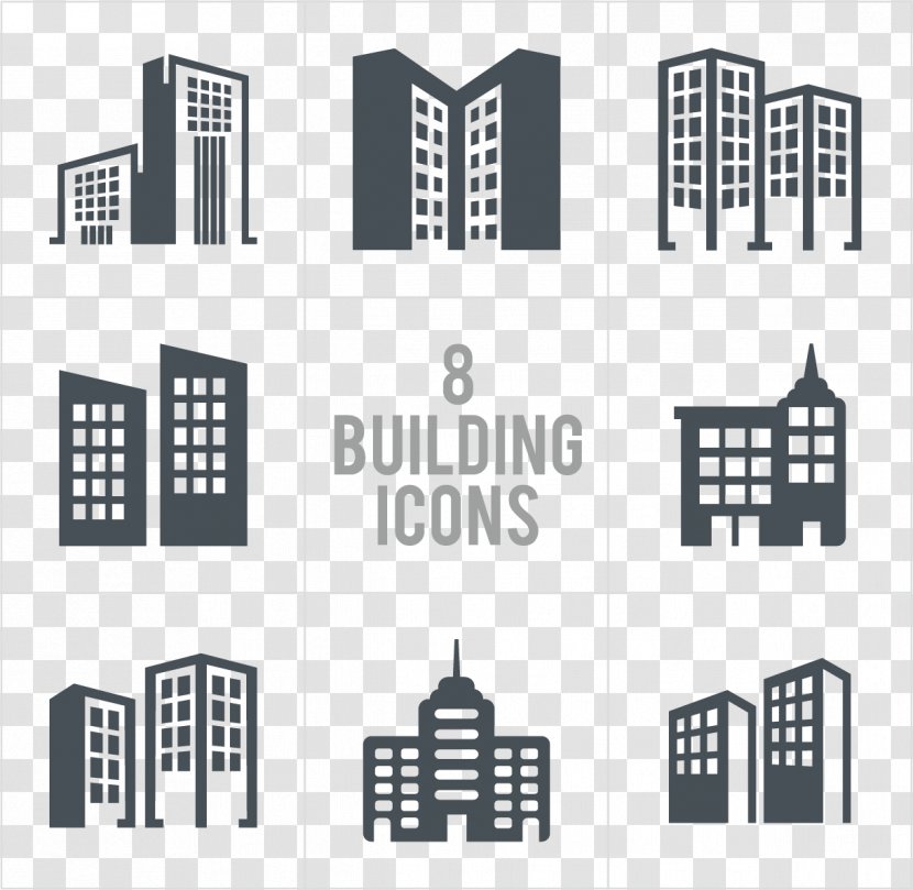 Building Architecture Logo Icon - Design Transparent PNG