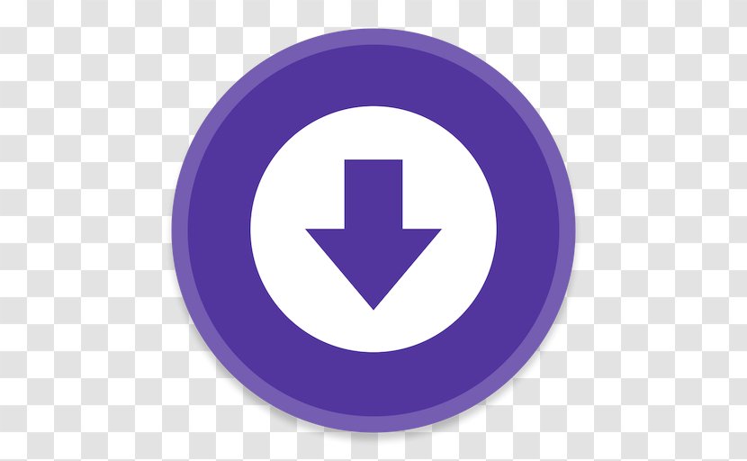 Purple Symbol Trademark Electric Blue - Rapidshare - Downloads Transparent PNG