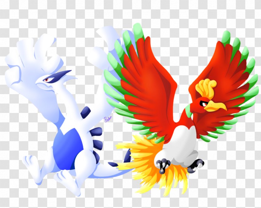 Lugia Ho-Oh Pokémon Drawing - Beak - Pokemon Transparent PNG