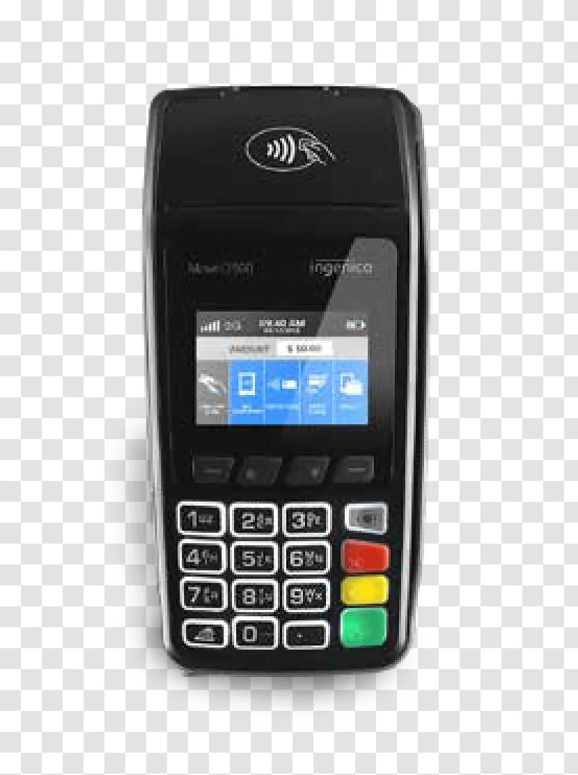 Feature Phone Mobile Phones Payment Terminal Ingenico Point Of Sale - Information - Reading Market Transparent PNG