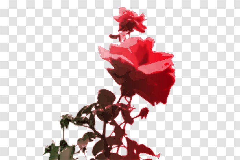 Rose Flower Clip Art - Red Transparent PNG