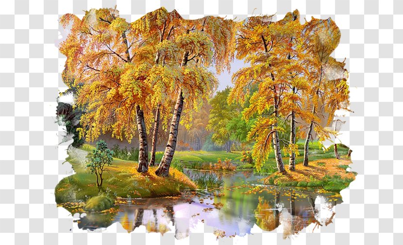 Landscape Painting Oil Watercolor - Mosaic Transparent PNG