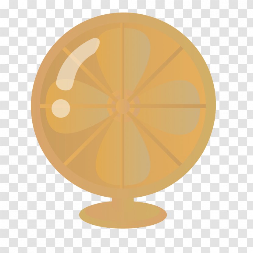 Circle Font - Peach - Vector Shook His Head Fan Transparent PNG