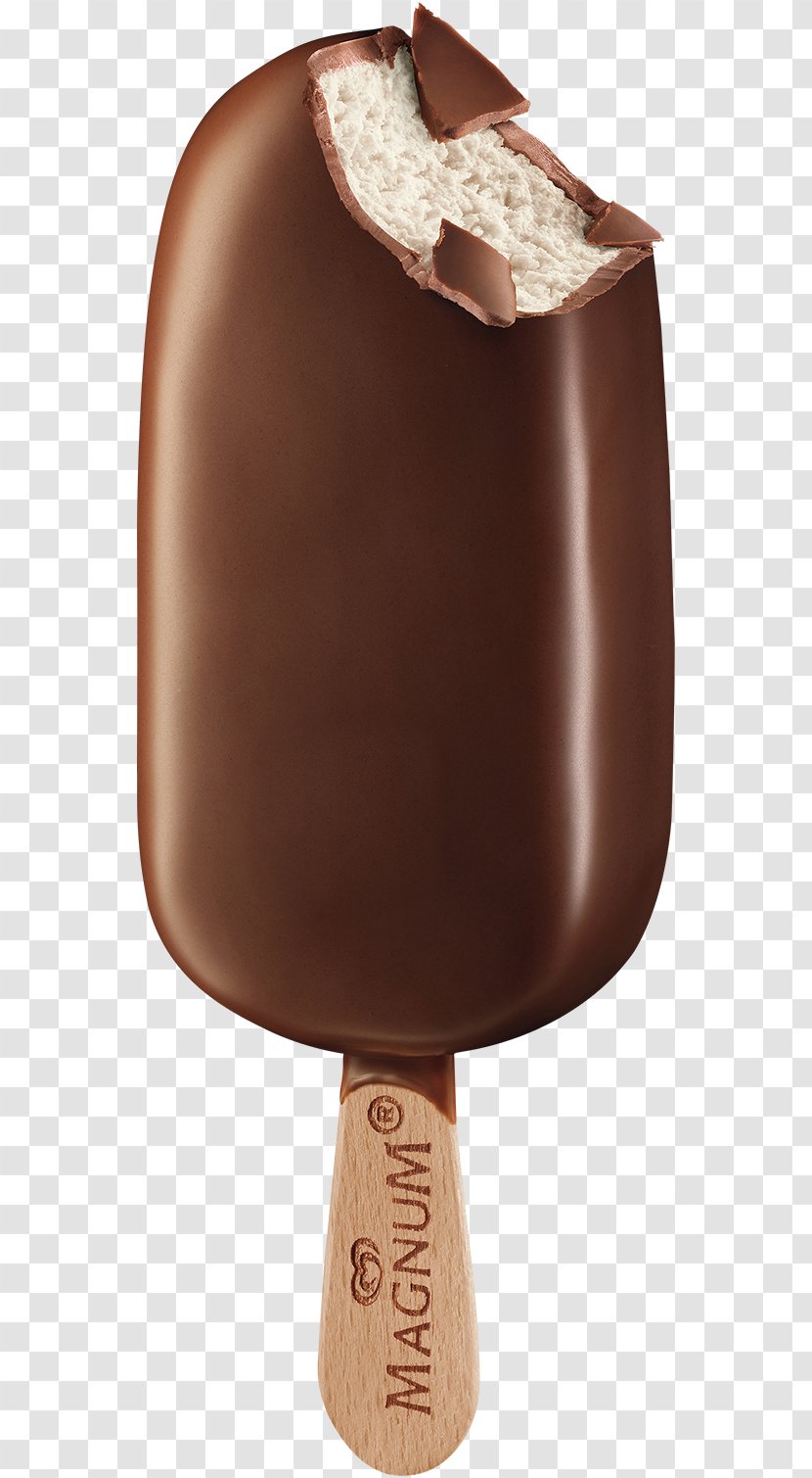 Ice Cream Chocolate Brownie White Magnum Transparent PNG