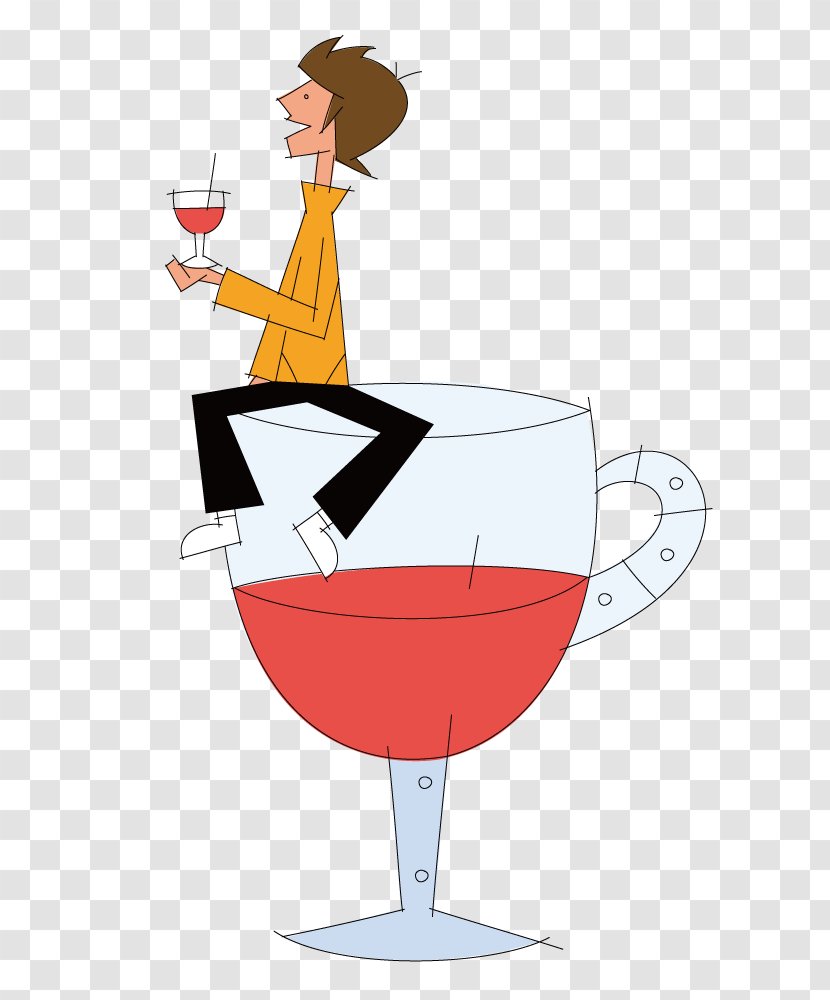 Cartoon Wallpaper - Image Resolution - Boy On Red Wine Transparent PNG