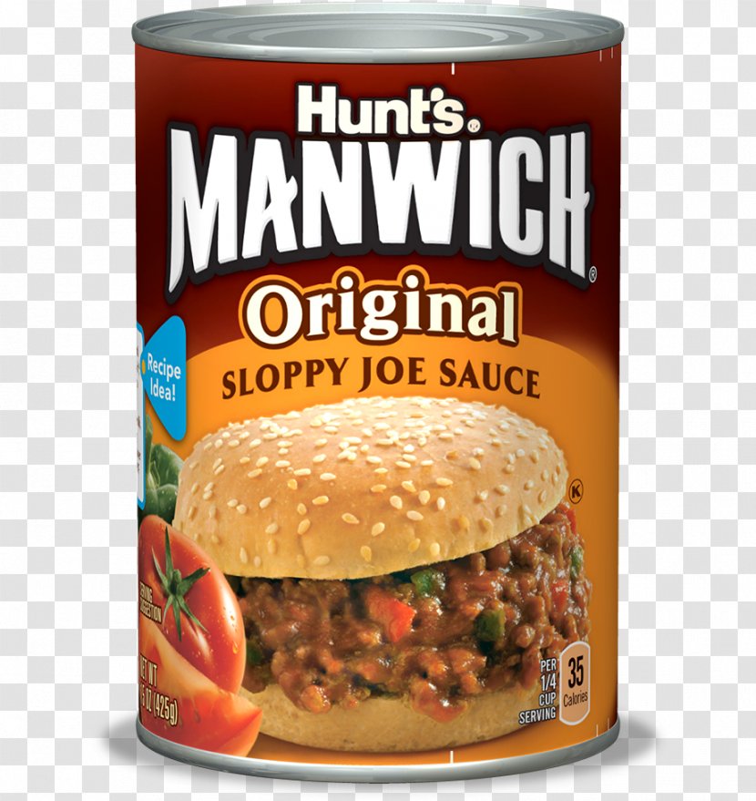 Sloppy Joe Hamburger Manwich Hunt's Sauce - Tomato Paste Transparent PNG
